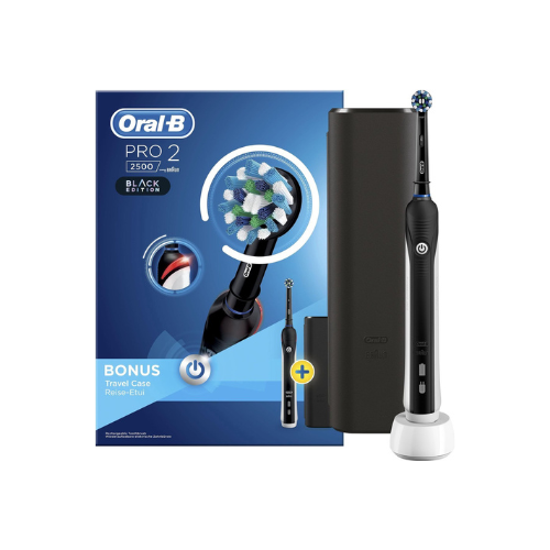 Oral b pro 2 2500   zwart   elektrische tandenborstel